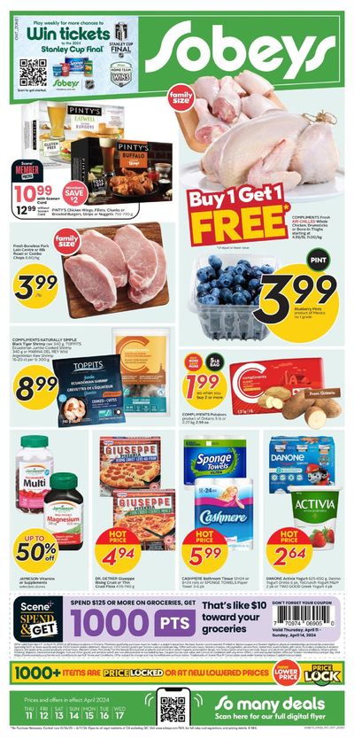 Grocery offers in Marystown | Sobeys Weekly ad in Sobeys | 2024-04-11 - 2024-04-17