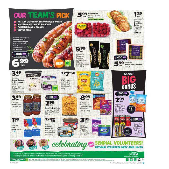 Thrifty Foods catalogue in Campbell River | Weekly Flyer | 2024-04-11 - 2024-04-17
