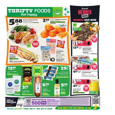Grocery offers in Duncan | Weekly Flyer in Thrifty Foods | 2024-04-11 - 2024-04-17