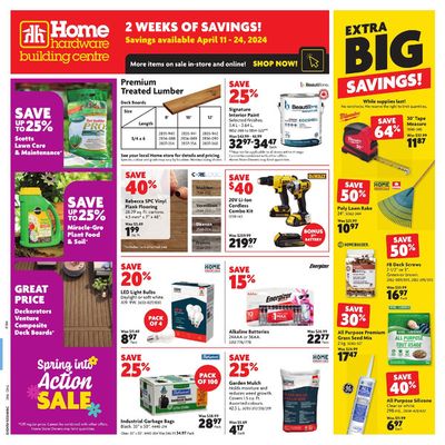 Home Hardware catalogue in Timmins | Home Hardware weekly flyer | 2024-04-11 - 2024-04-24