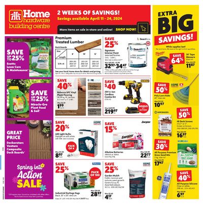 Home Hardware catalogue in Parksville | Home Hardware weekly flyer | 2024-04-11 - 2024-04-24