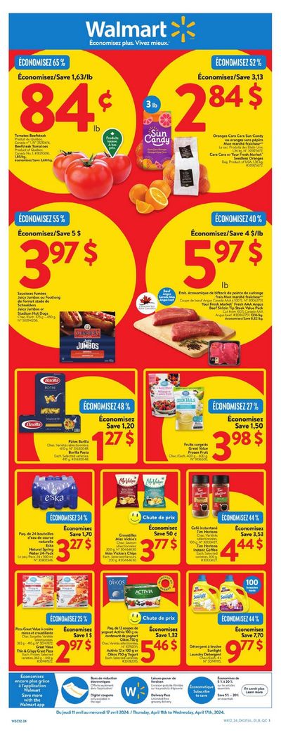 Walmart catalogue in Cold Lake | Walmart flyer | 2024-04-11 - 2024-04-18