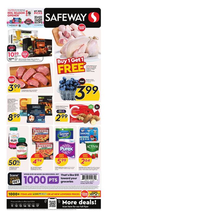 Safeway catalogue in Dawson Creek | Weekly Flyer | 2024-04-11 - 2024-04-17