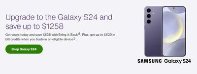 Electronics offers | Upgrade To The Galaxy S24 & Save Up To $1258 in Telus | 2024-04-11 - 2024-04-25