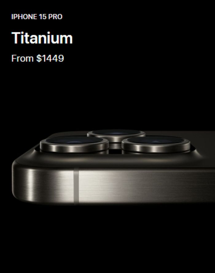 Apple catalogue in Quebec | IPHONE 15 PRO Titanium From $1449 | 2024-04-11 - 2024-04-25