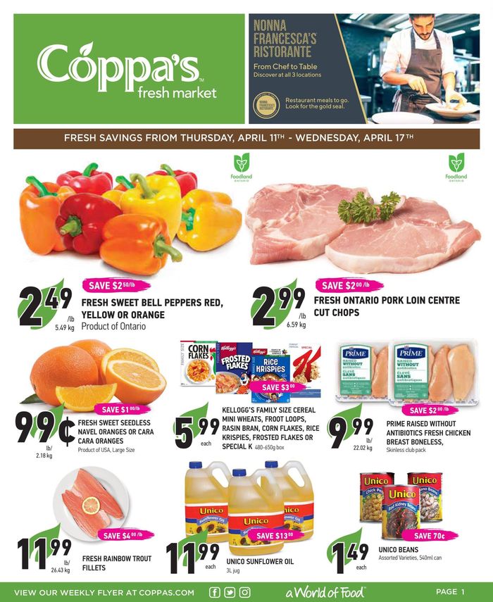 Coppa's catalogue in Richmond Hill | Weekly Specials | 2024-04-11 - 2024-04-17