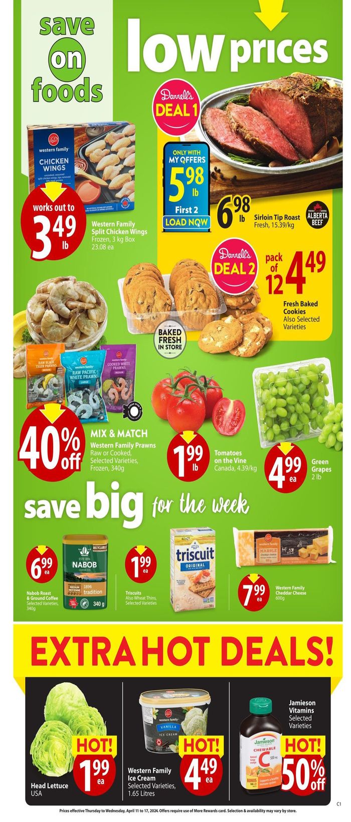 Save on Foods catalogue in Edmonton | Low Prices | 2024-04-11 - 2024-04-17