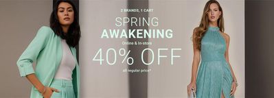 Clothing, Shoes & Accessories offers in Calgary | SPRING AWAKENING 40% OFF in Suzy Shier | 2024-04-11 - 2024-04-25