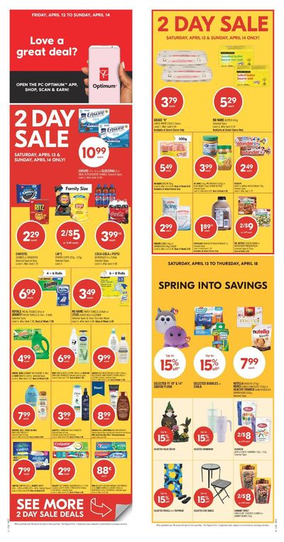 Grocery offers in Spruce Grove | Shoppers Drug Mart Weekly ad in Shoppers Drug Mart | 2024-04-13 - 2024-04-18