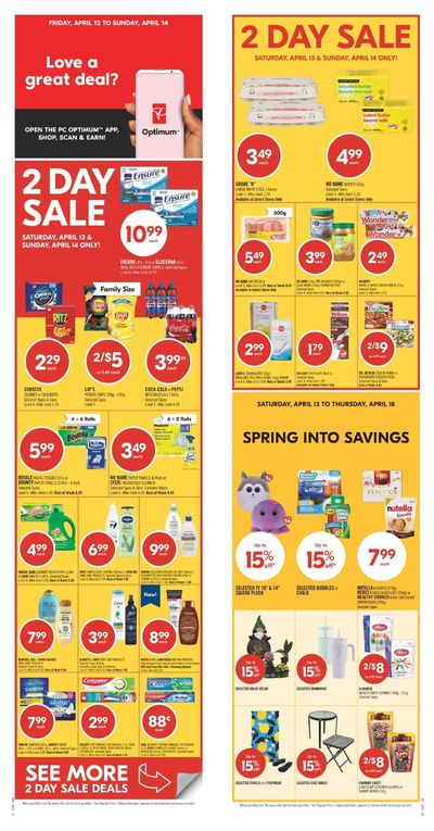 Grocery offers in Deseronto | Shoppers Drug Mart Weekly ad in Shoppers Drug Mart | 2024-04-13 - 2024-04-18