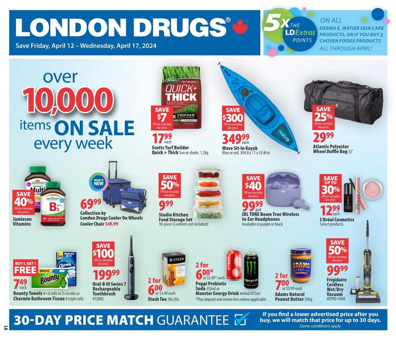 London Drugs catalogue in Edmonton | Over 10.000 Items On Sale | 2024-04-12 - 2024-04-17