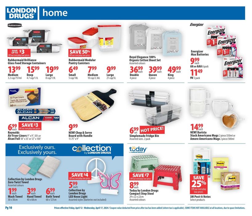 London Drugs catalogue in Calgary | Over 10.000 Items On Sale | 2024-04-12 - 2024-04-17