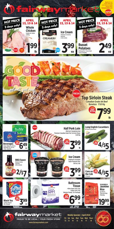 Grocery offers in Victoria BC | Good Taste Eat Well Feel Good in Fairway Market | 2024-04-12 - 2024-04-26