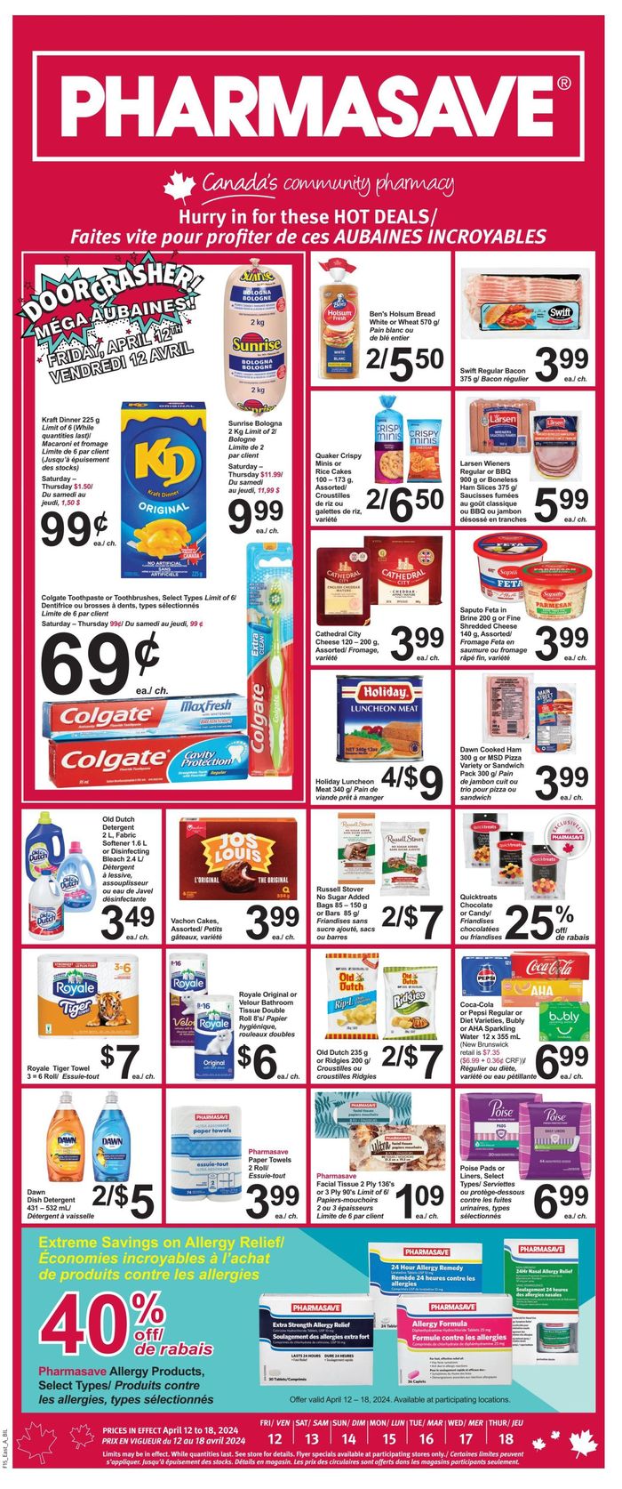 Pharmasave catalogue in Victoria BC | Pharmasave weekly flyer | 2024-04-12 - 2024-04-18