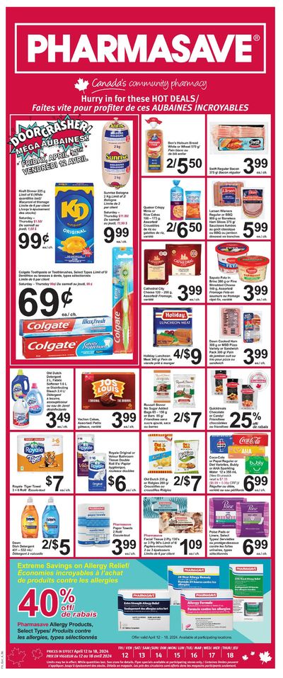 Pharmacy & Beauty offers in Spruce Grove | Pharmasave weekly flyer in Pharmasave | 2024-04-12 - 2024-04-18