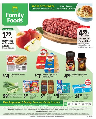 Family Foods catalogue in Spruce Grove | Family Foods weekly flyer | 2024-04-12 - 2024-04-26