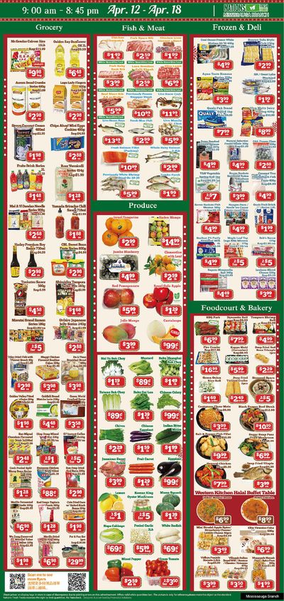 Nations Fresh Foods catalogue in Mississauga | Nations Fresh Foods Frozen & Deli | 2024-04-12 - 2024-04-26