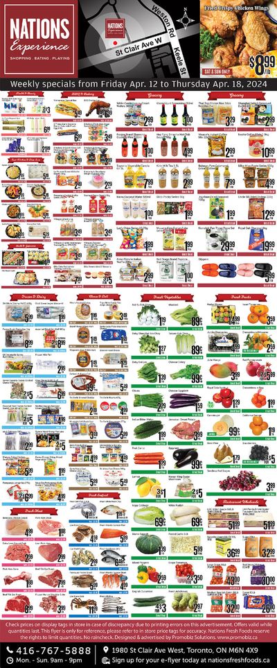 Nations Fresh Foods catalogue in Mississauga | Nations Experience Shopping Eating Playing | 2024-04-12 - 2024-04-26