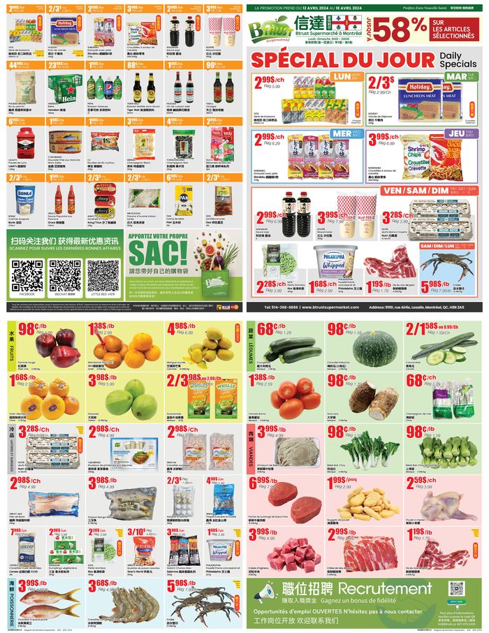 Btrust Supermarket catalogue in Mississauga | Btrust Supermarket weekly flyer | 2024-04-12 - 2024-04-26