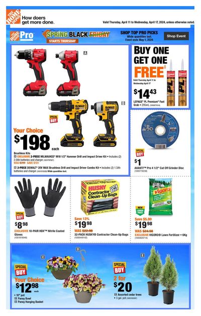Garden & DIY offers in Duncan | Weekly Flyer_CP in Home Depot | 2024-04-11 - 2024-04-17