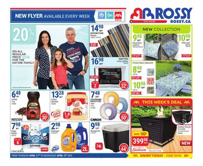 Clothing, Shoes & Accessories offers in Saint-Jean-sur-Richelieu | Weekly Ad in Rossy | 2024-04-11 - 2024-04-17