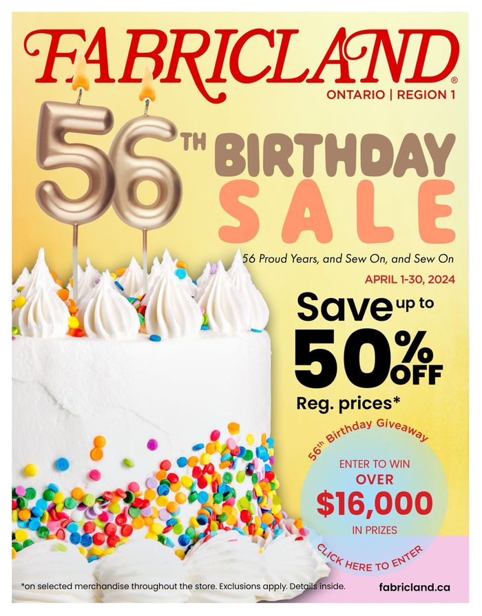 Fabricland catalogue in London | Flyer | 2024-04-01 - 2024-04-30