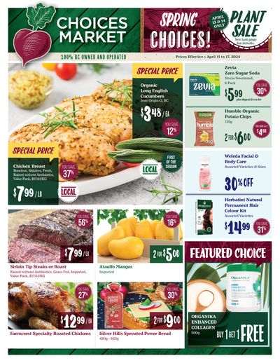 Grocery offers in Kelowna | Spring Choices in Choices Market | 2024-04-12 - 2024-04-26
