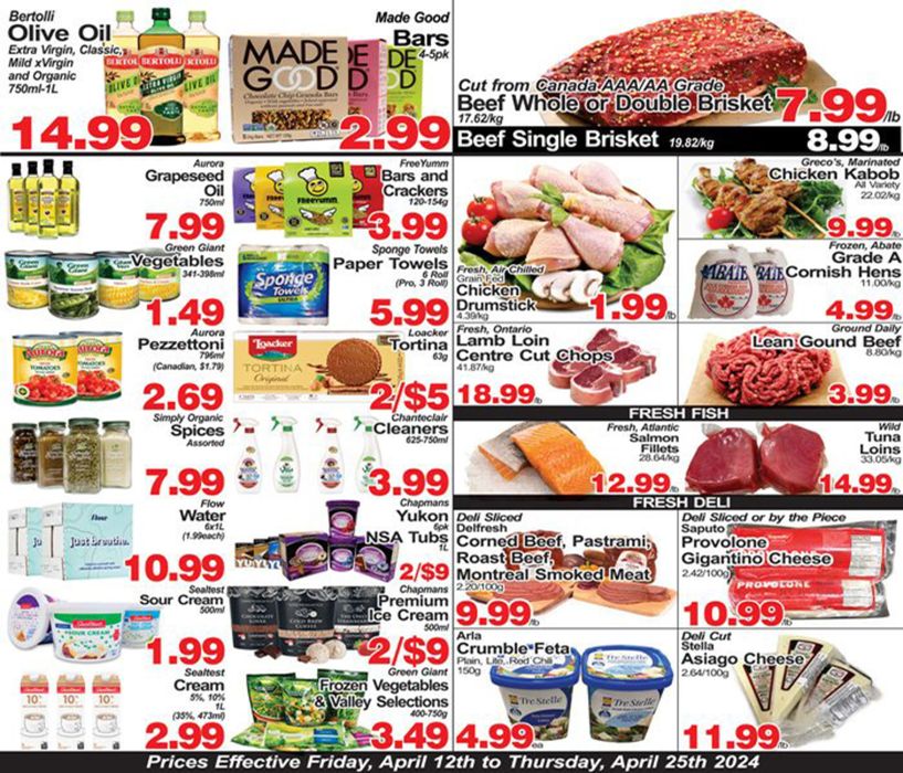 Greco's Fresh Markets catalogue in Richmond Hill | Weekly Specials | 2024-04-12 - 2024-04-25