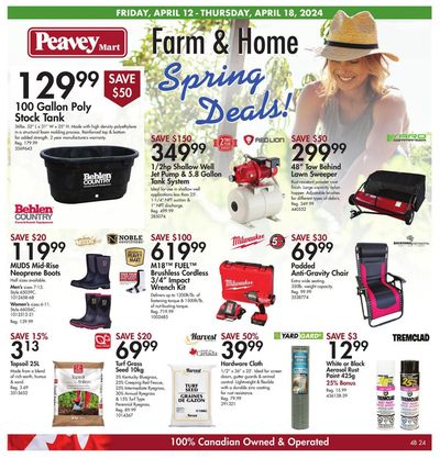 Clothing, Shoes & Accessories offers in St. Catharines | Spring Deals in Peavey Mart | 2024-04-12 - 2024-04-18