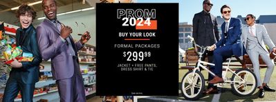 Clothing, Shoes & Accessories offers in Kitchener | Prom 2024 Buy Your Look in Moores | 2024-04-12 - 2024-04-26