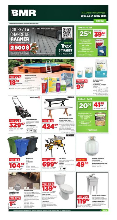 BMR catalogue in Windsor QC | Weekly Ad | 2024-04-11 - 2024-04-17