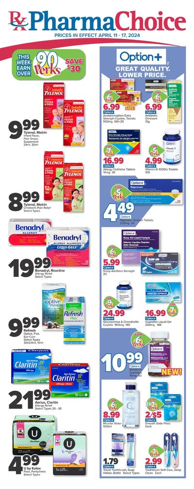 Pharmacy & Beauty offers in Sault Ste. Marie | PharmaChoice Weekly ad in PharmaChoice | 2024-04-11 - 2024-04-17
