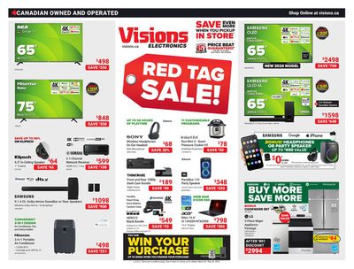 Electronics offers in Victoria BC | Flyer in Visions Electronics | 2024-04-12 - 2024-04-18
