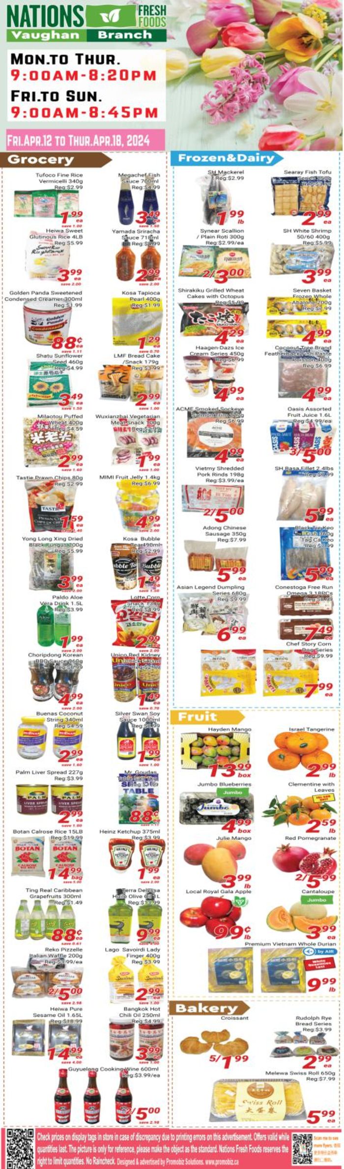 Nations Fresh Foods catalogue | Weekly special Nations Fresh Foods | 2024-04-13 - 2024-04-27