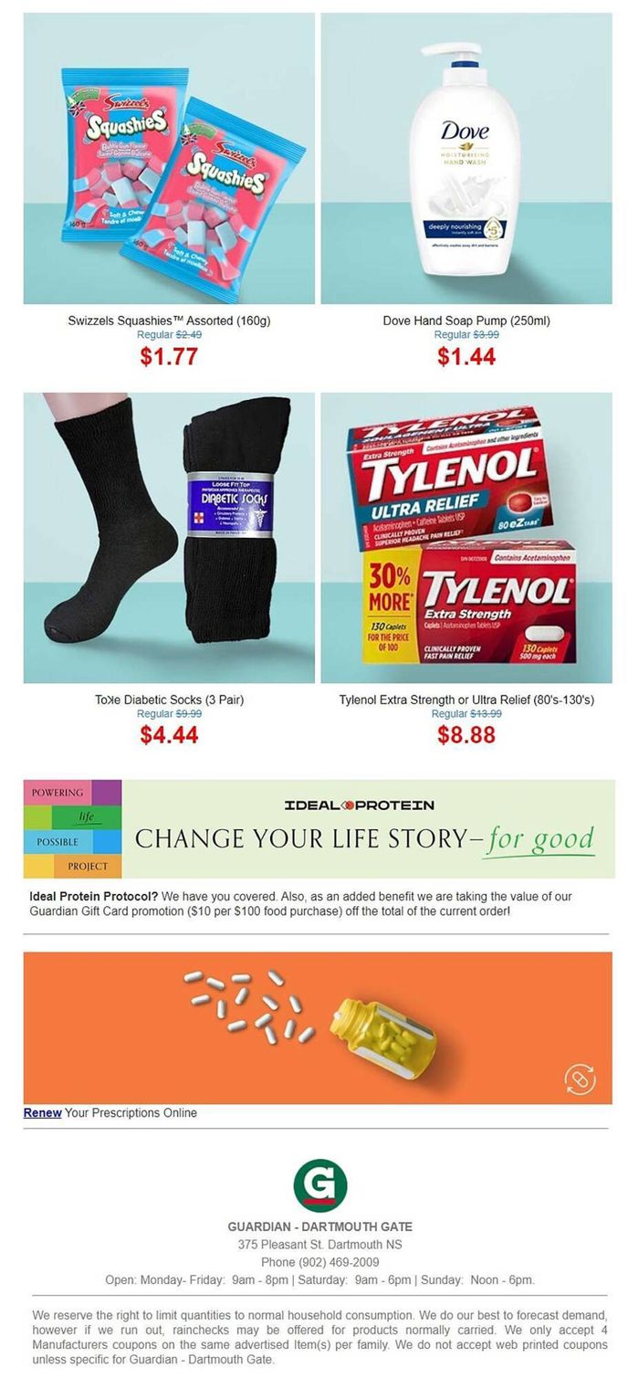 Guardian Pharmacy catalogue in Kitchener | Guardian Pharmacy weekly deals | 2024-04-19 - 2024-04-25
