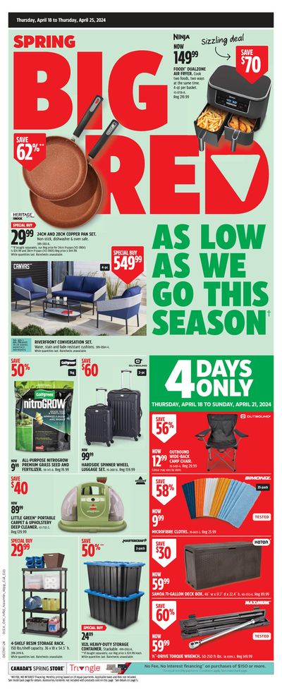 Canadian Tire catalogue in Barrie | Canadian Tire weekly flyer | 2024-04-18 - 2024-04-25