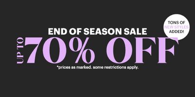 Clothing, Shoes & Accessories offers in Winnipeg | Up To 70% Off in Ardene | 2024-04-15 - 2024-04-29