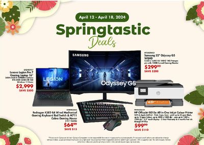 Electronics offers in Toronto | Canada Computers flyer in Canada Computers | 2024-04-12 - 2024-04-18