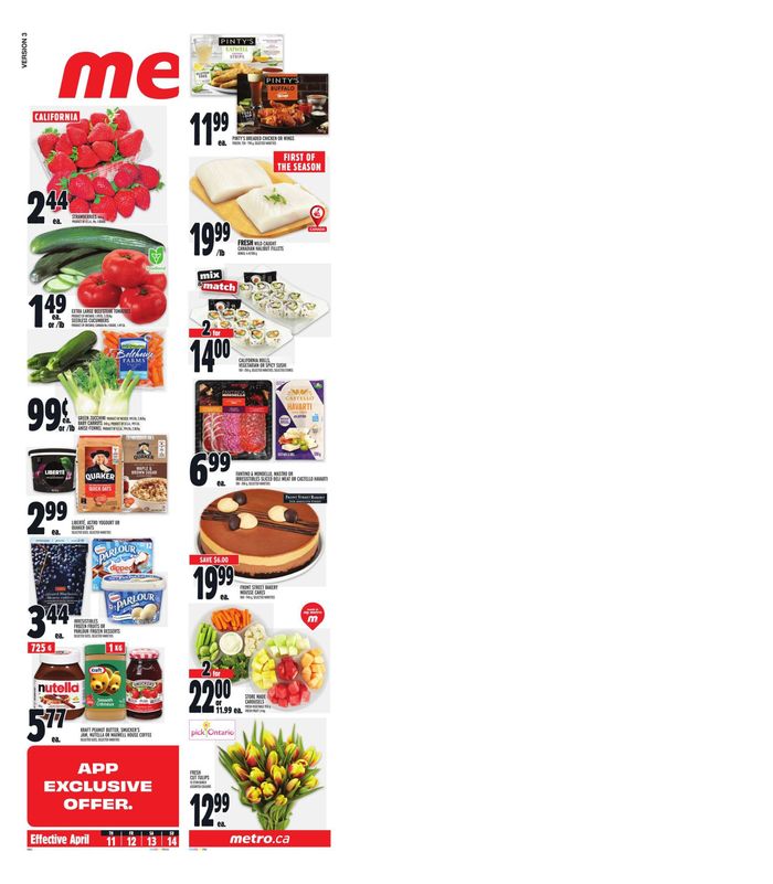 Metro catalogue in Bradford West Gwillimbury | Metro weekly flyer Ontario | 2024-04-11 - 2024-04-17