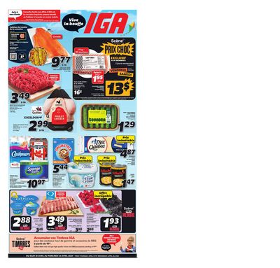 IGA Extra catalogue in Prévost | IGA Extra weekly flyer | 2024-04-18 - 2024-04-24