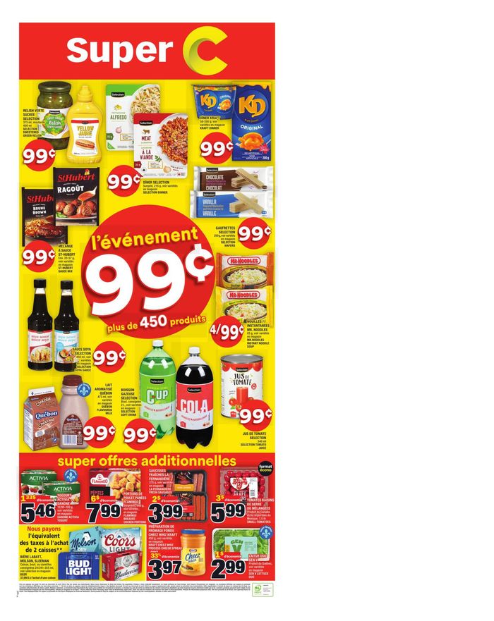 Super C catalogue in Beloeil | Super Offers Additionnelles | 2024-04-18 - 2024-04-24