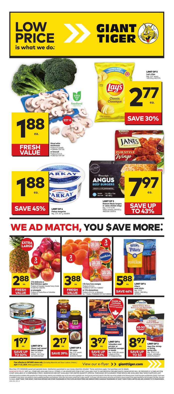 Giant Tiger catalogue in Owen Sound | Weekly Flyer | 2024-04-17 - 2024-04-23