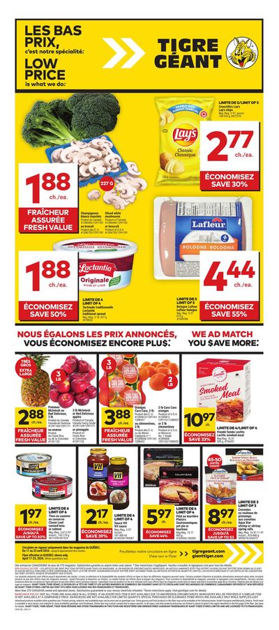 Grocery offers in Thetford Mines | Weekly Flyer in Giant Tiger | 2024-04-17 - 2024-04-23