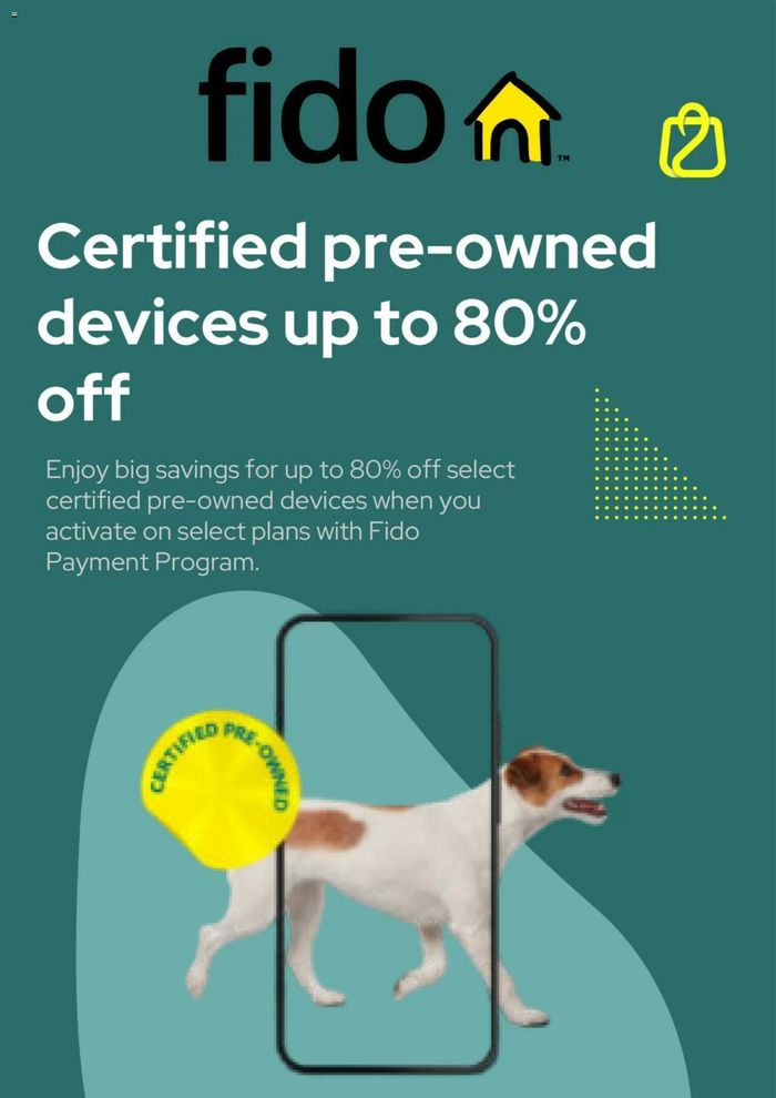 Fido catalogue in Toronto | Certified pre-owned devices up to 80% Off | 2024-04-16 - 2024-05-12