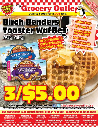 Grocery offers in Brockville | Birch Benders Toaster Waffles in The Grocery Outlet | 2024-04-16 - 2024-04-30