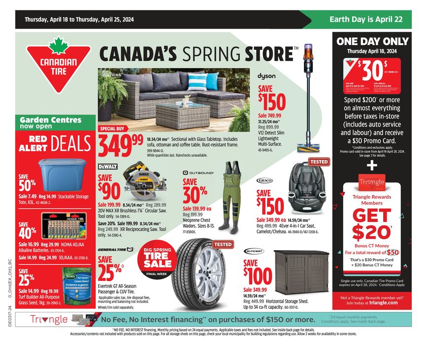 Canadian Tire catalogue in Oshawa | Canadian Tire weekly flyer | 2024-04-18 - 2024-04-25
