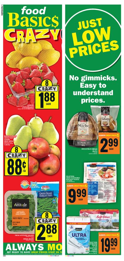 Grocery offers in Sudbury | Food Basics weekly flyer in Food Basics | 2024-04-18 - 2024-04-24