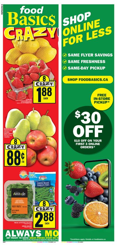 Grocery offers in St. Thomas | Food Basics weekly flyer in Food Basics | 2024-04-18 - 2024-04-24