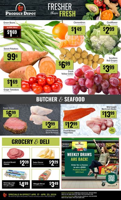 Produce Depot catalogue in Ottawa | Fresher Than Fresh | 2024-04-17 - 2024-05-01