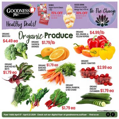 Grocery offers in Brantford | Healthy Deals in Goodness Me | 2024-04-17 - 2024-04-23